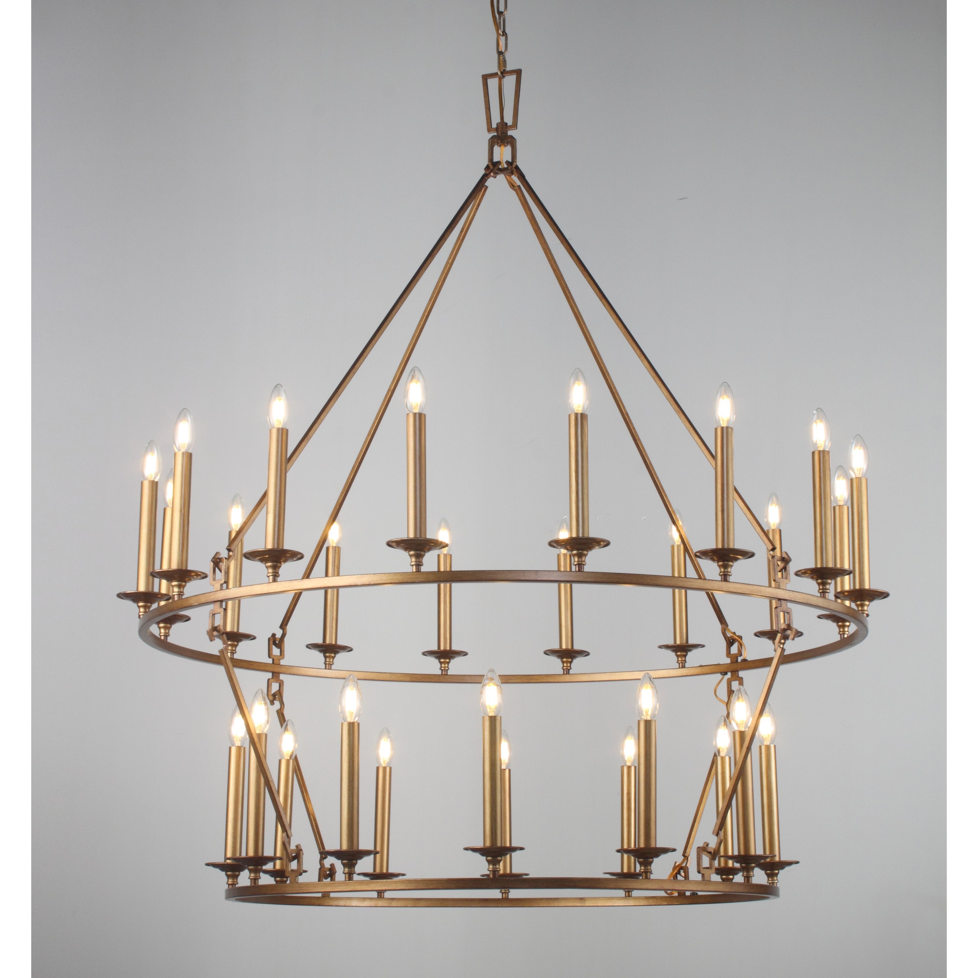 Wineyard Wheel Barrel Round Chandelier - Italian Concept