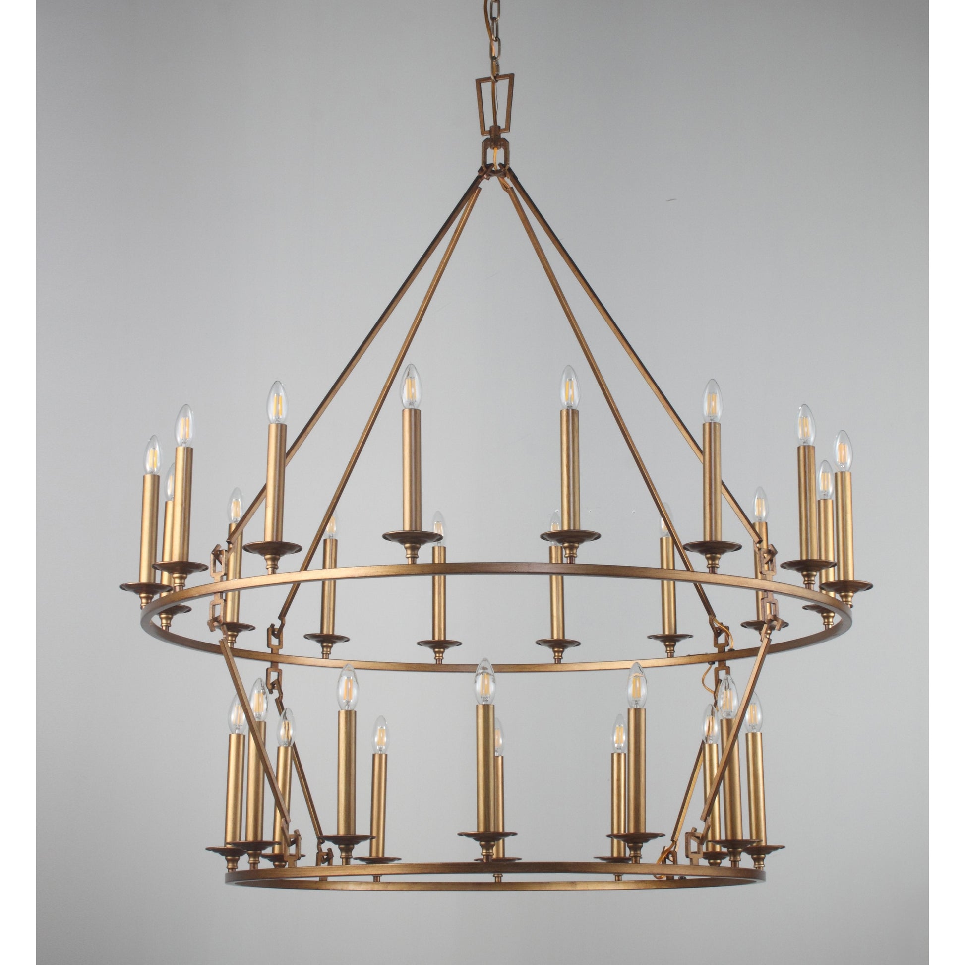 Wineyard Wheel Barrel Round Chandelier - Italian Concept