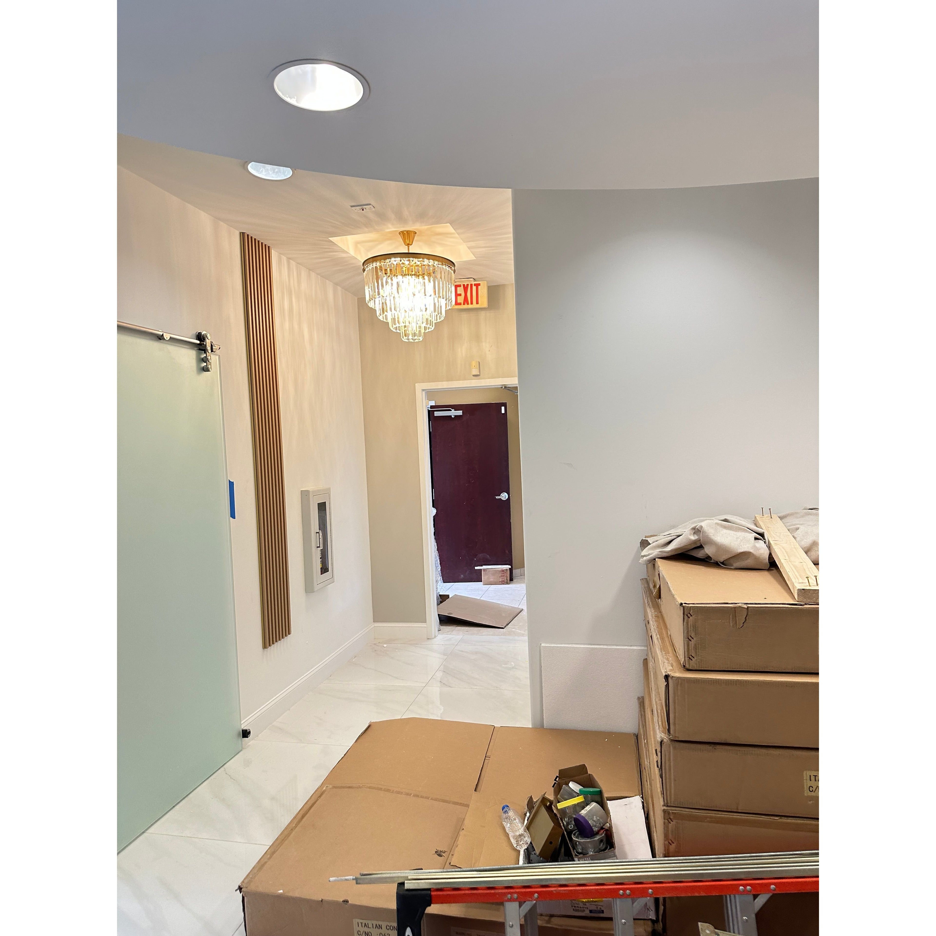 3-Tier Odeon Crystal Fringe Chandelier - Italian Concept -