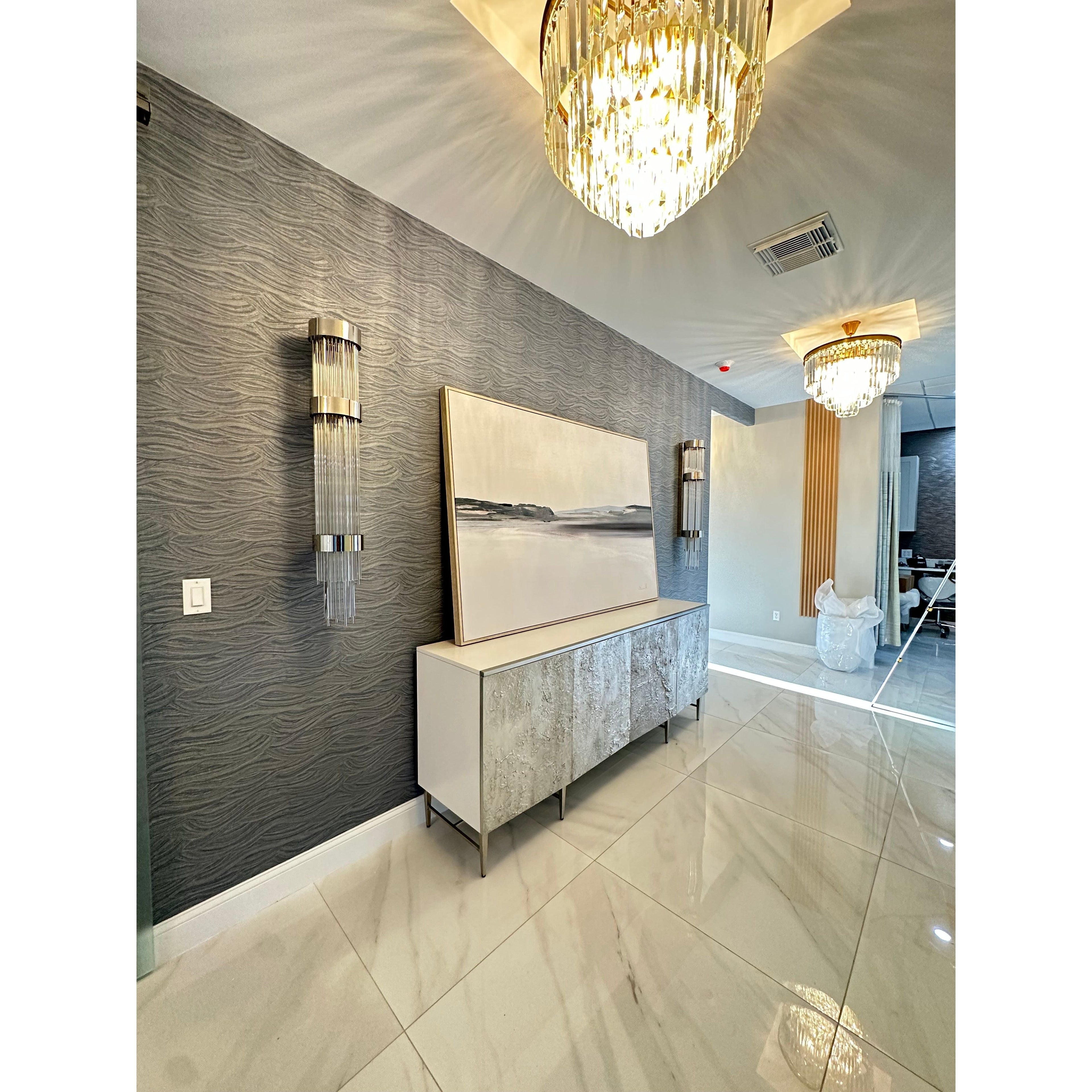 Telar 44"H Vertical Mounted Sconce - Italian Concept -