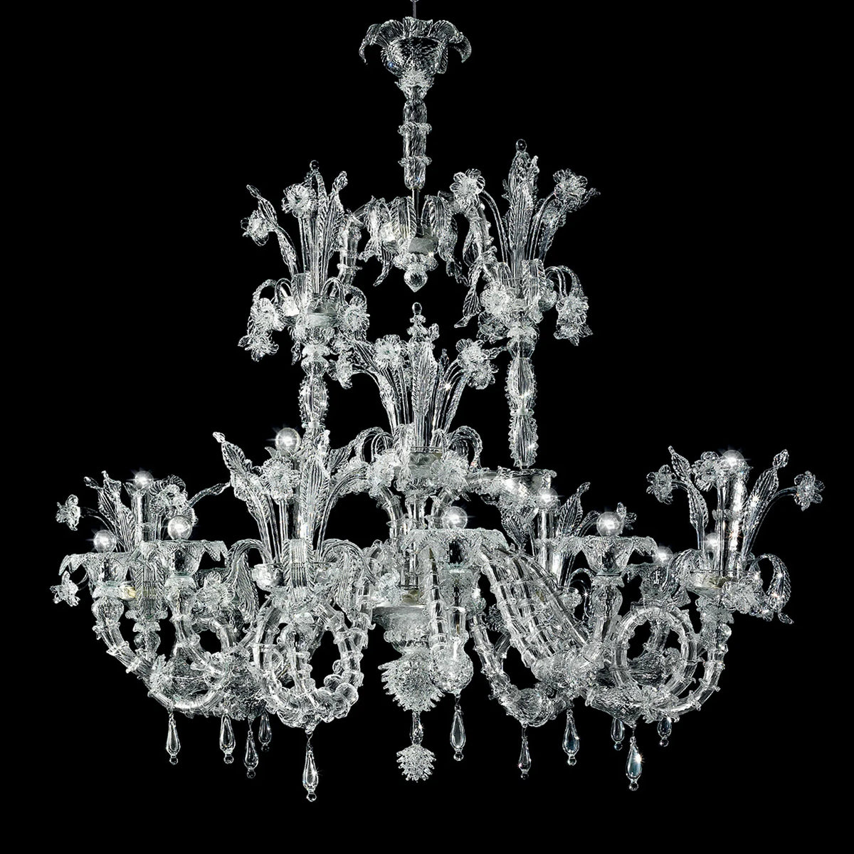 Berliner Chandelier Murano Glass