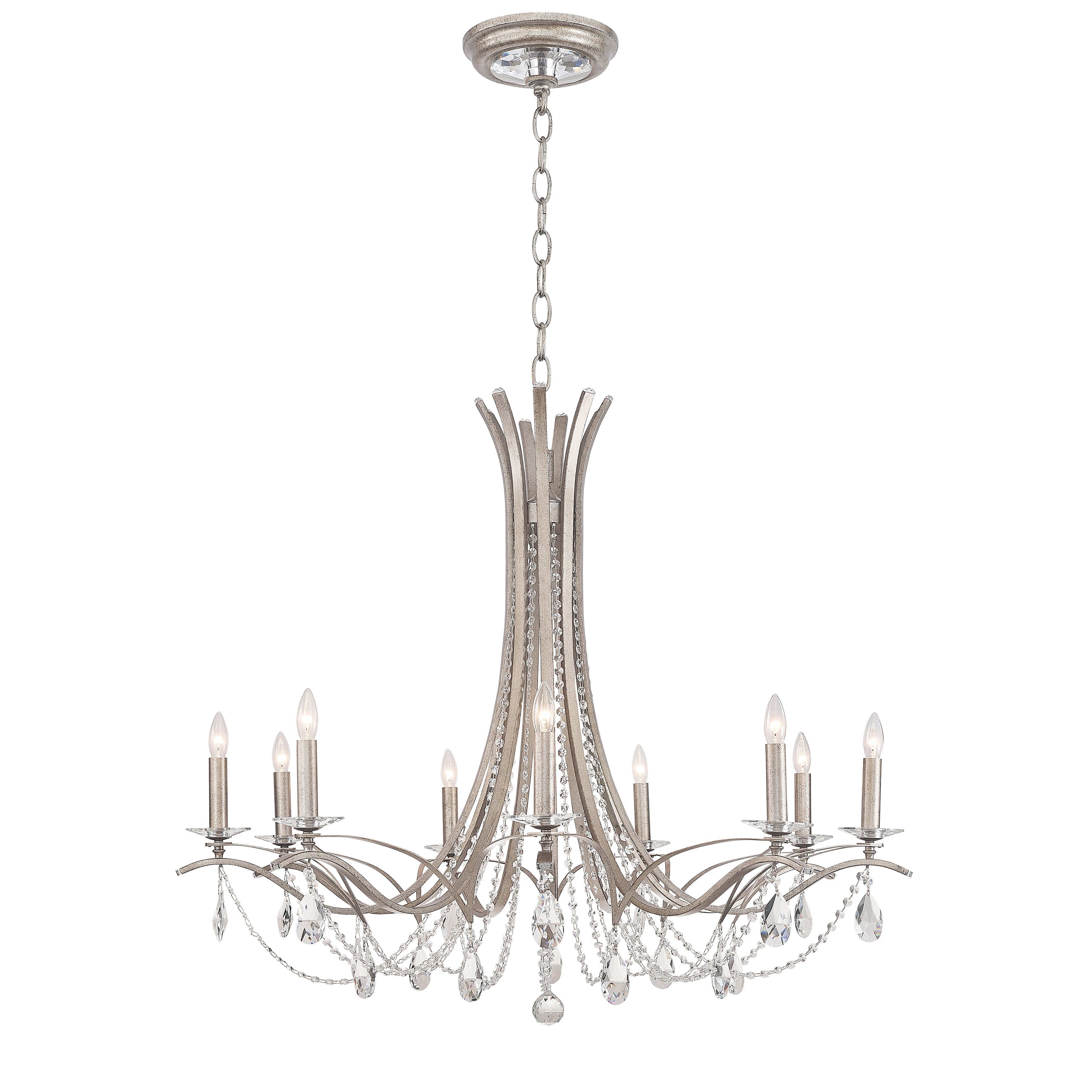 Bella Candelabra Crystal Chandelier - Italian Concept - Size
