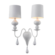 Massimo White Contemporary Sconce BS91502A - Italian Concept - 