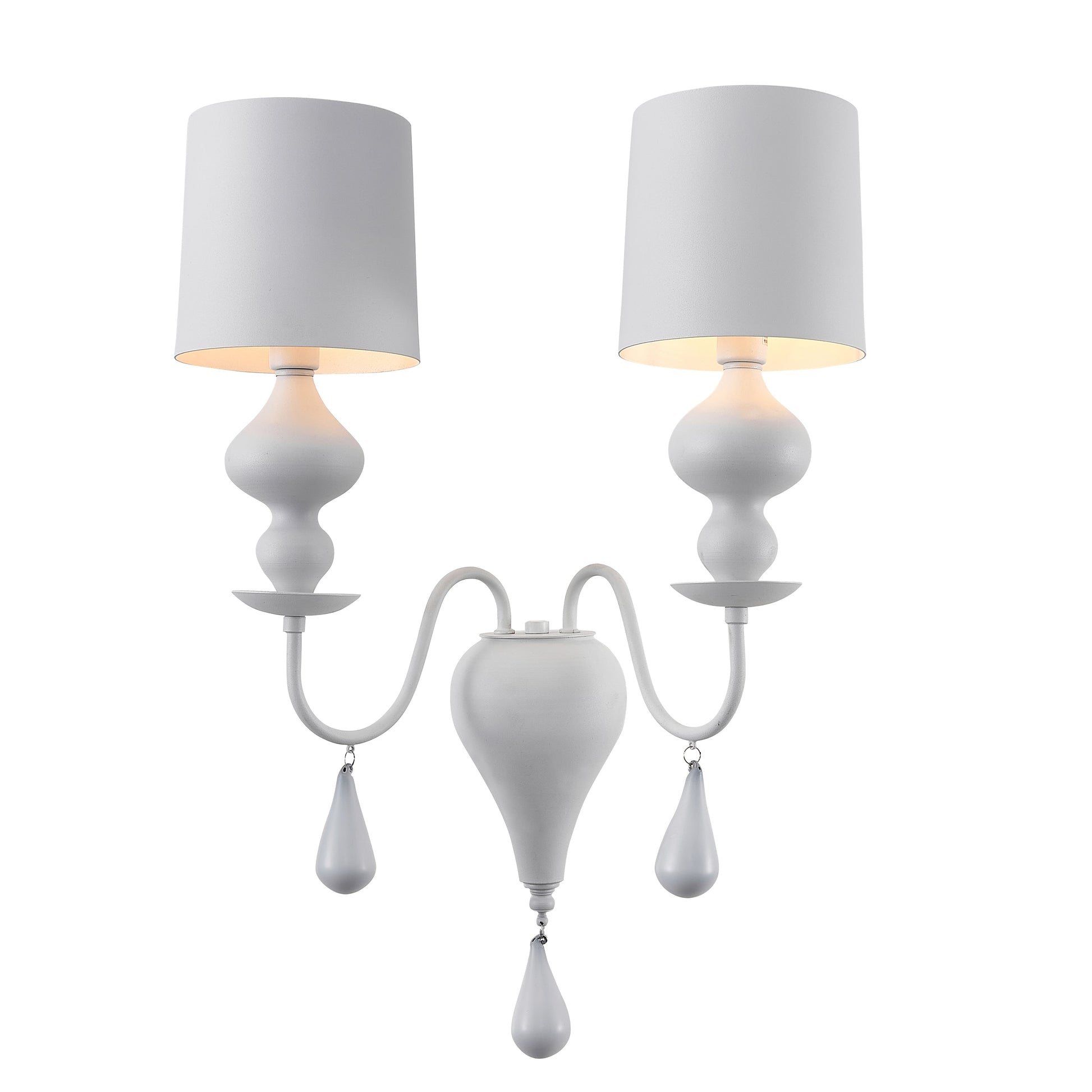 Massimo White Contemporary Sconce BS91502A - Italian Concept - 