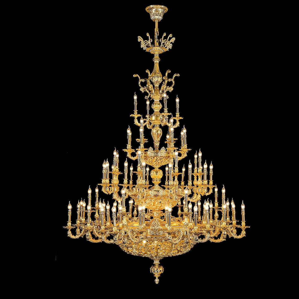 Bordeaux Classic Brass Chandelier