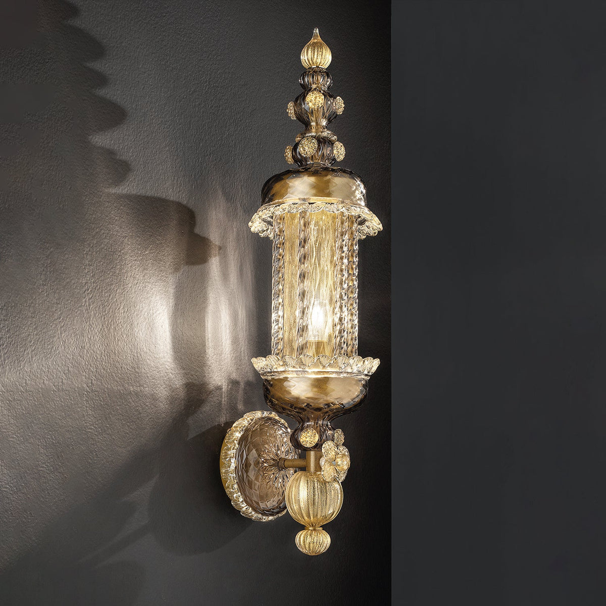 Bucintoro Wall Light Murano Glass
