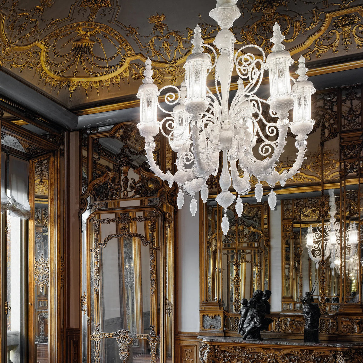 Bucintoro Chandelier Murano Glass
