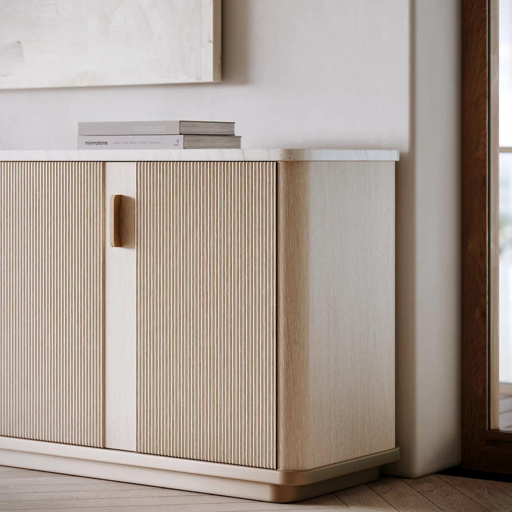 Aurelia Travertine Sideboard