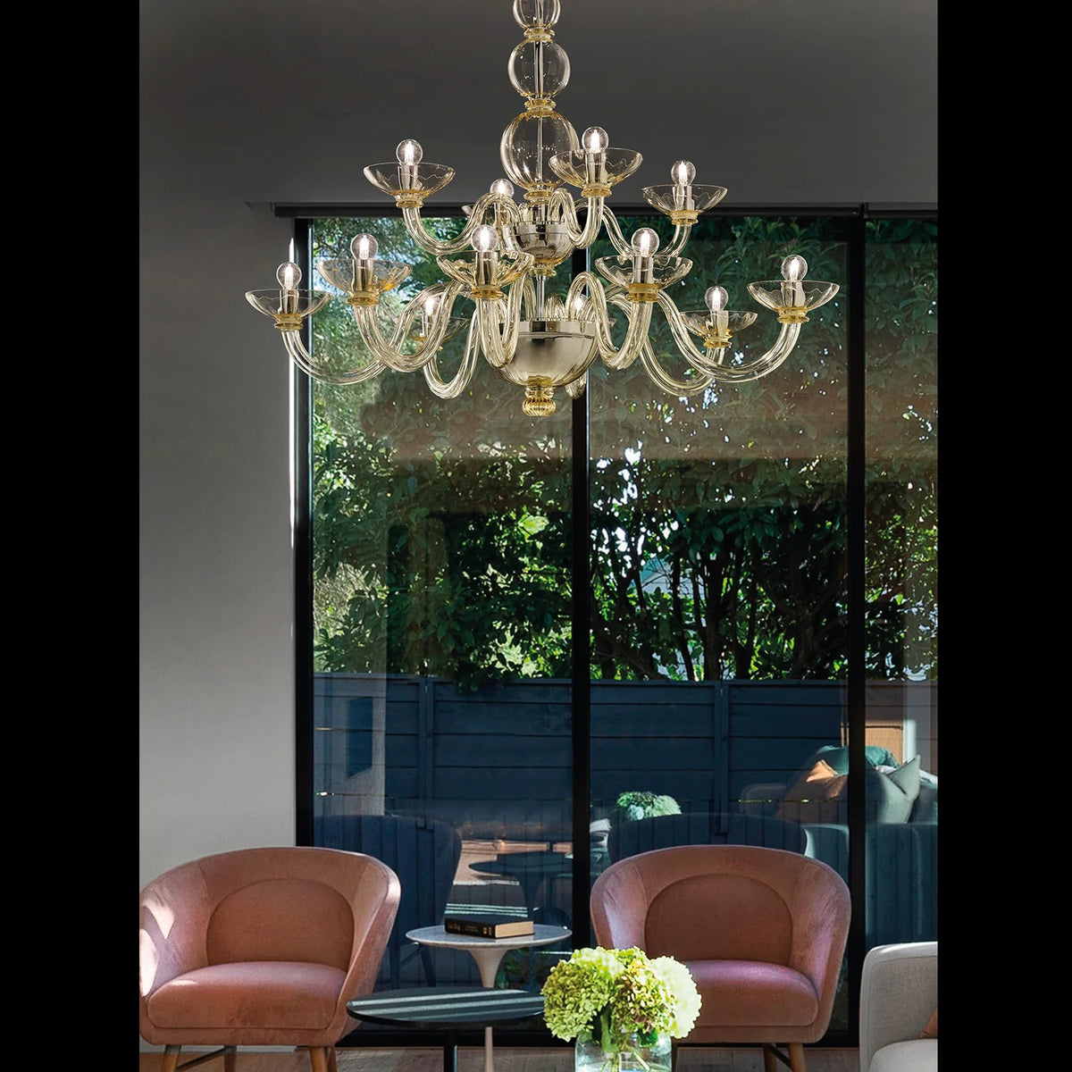 Candiano Chandelier Murano Glass