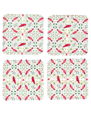 Songbird Coasters, Set of 4