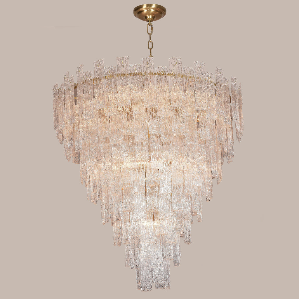 Giovanni Cascade Tiered Murano Glass Chandelier - Italian Concept