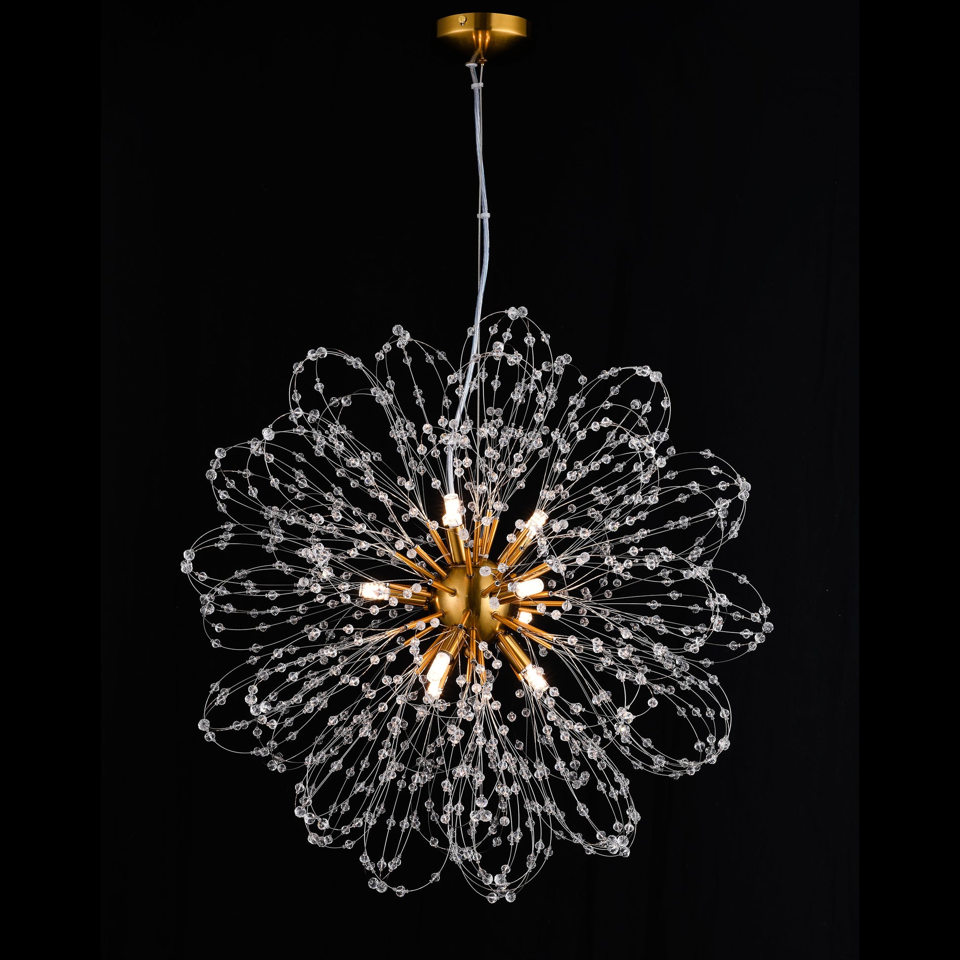 Mina Dandelion Sputnik Starburst Chandelier - Italian Concept - 