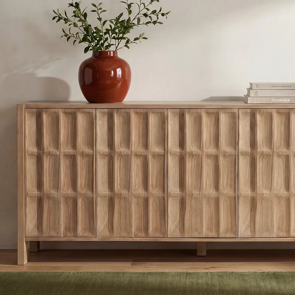 Orselle Sculpted Oak Sideboard