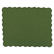 Evergreen Wave Linen Placemats – Set of 4