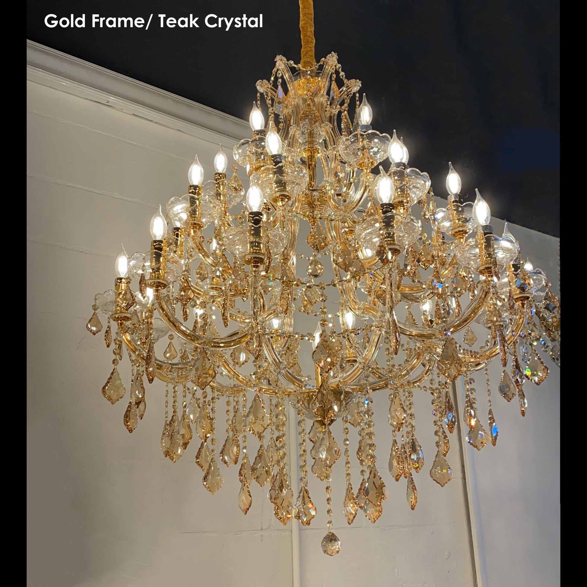 28 Light Maria Theresa Crystal Chandelier - Italian Concept