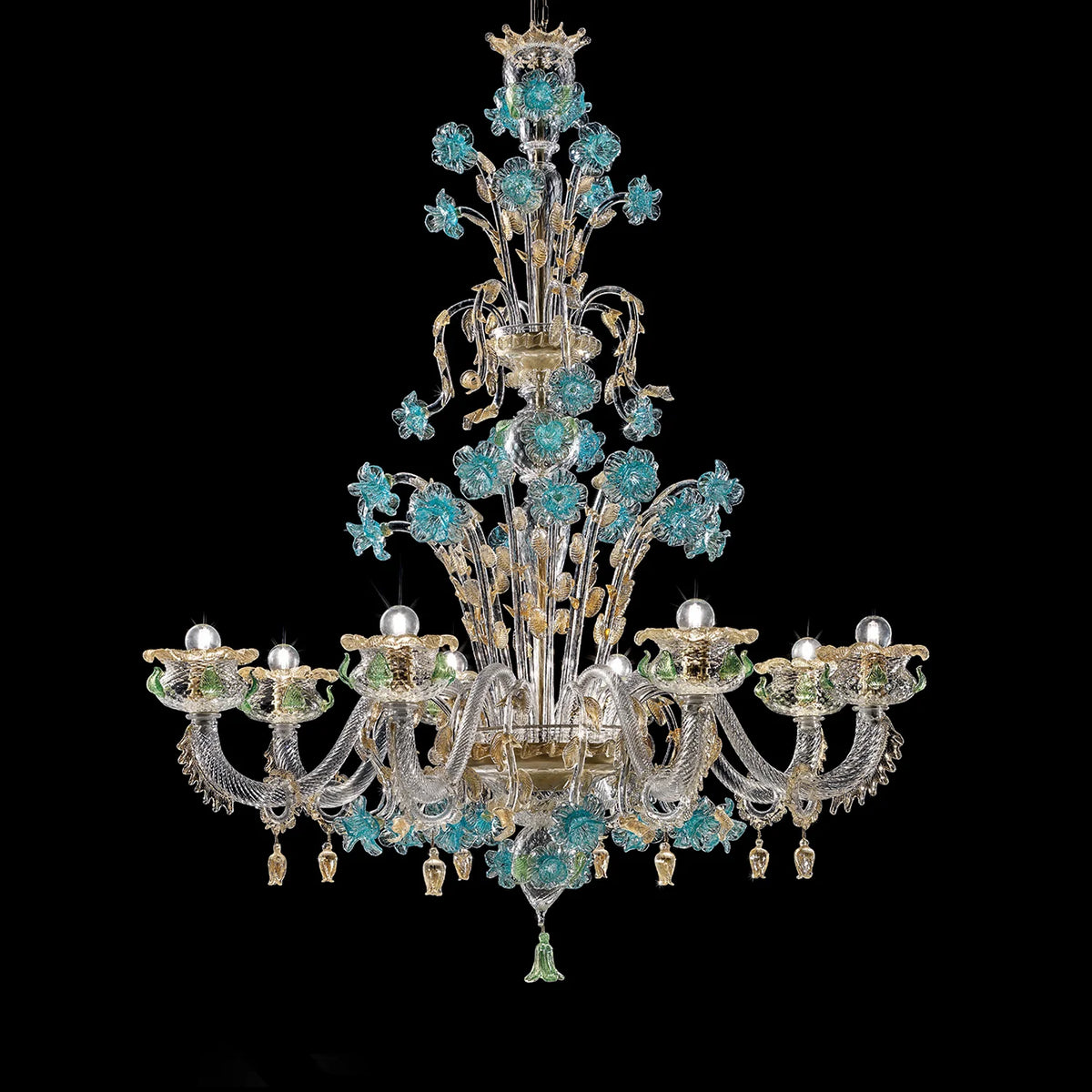Fiorito Suso Chandelier Murano Glass