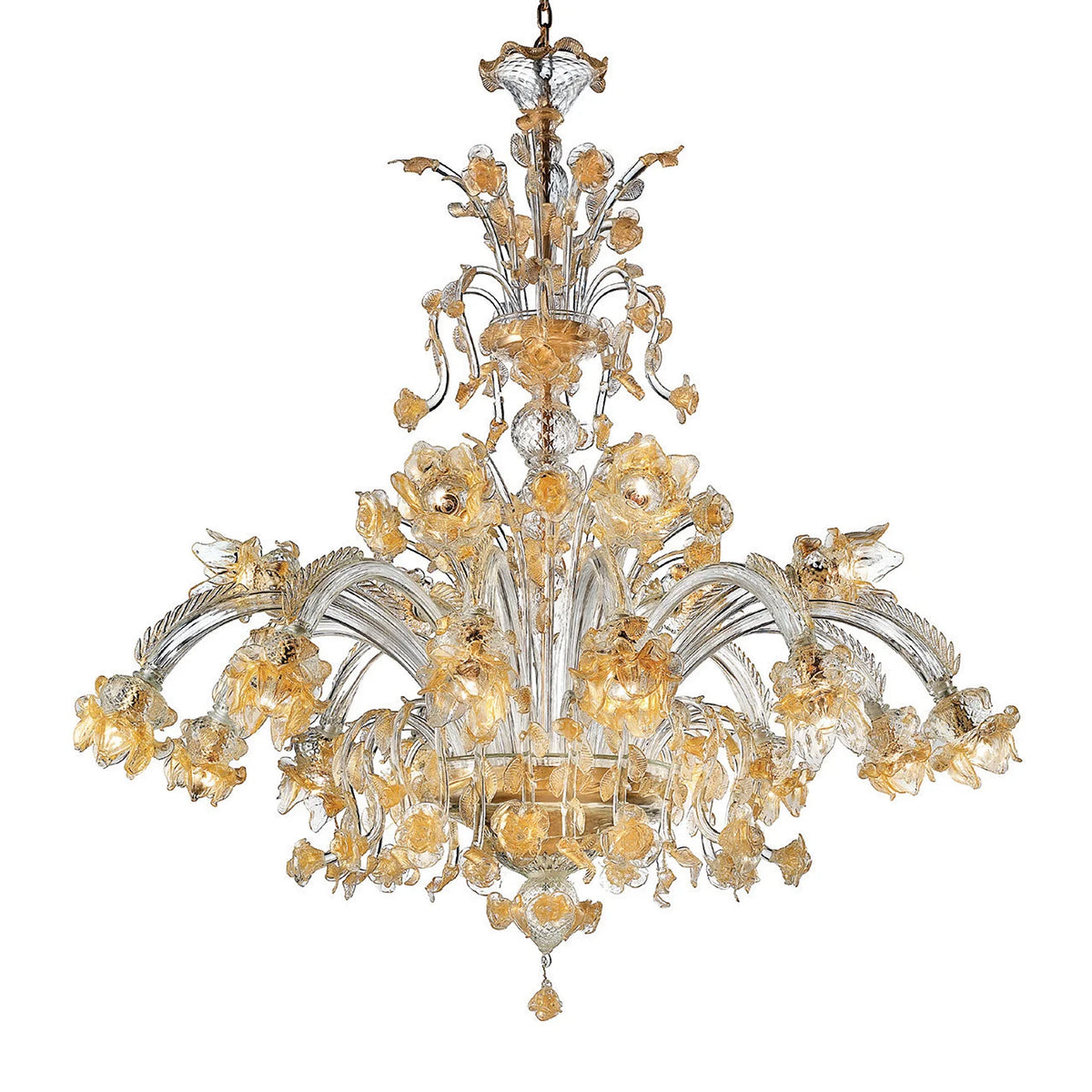Fiorito Chandelier Murano Glass