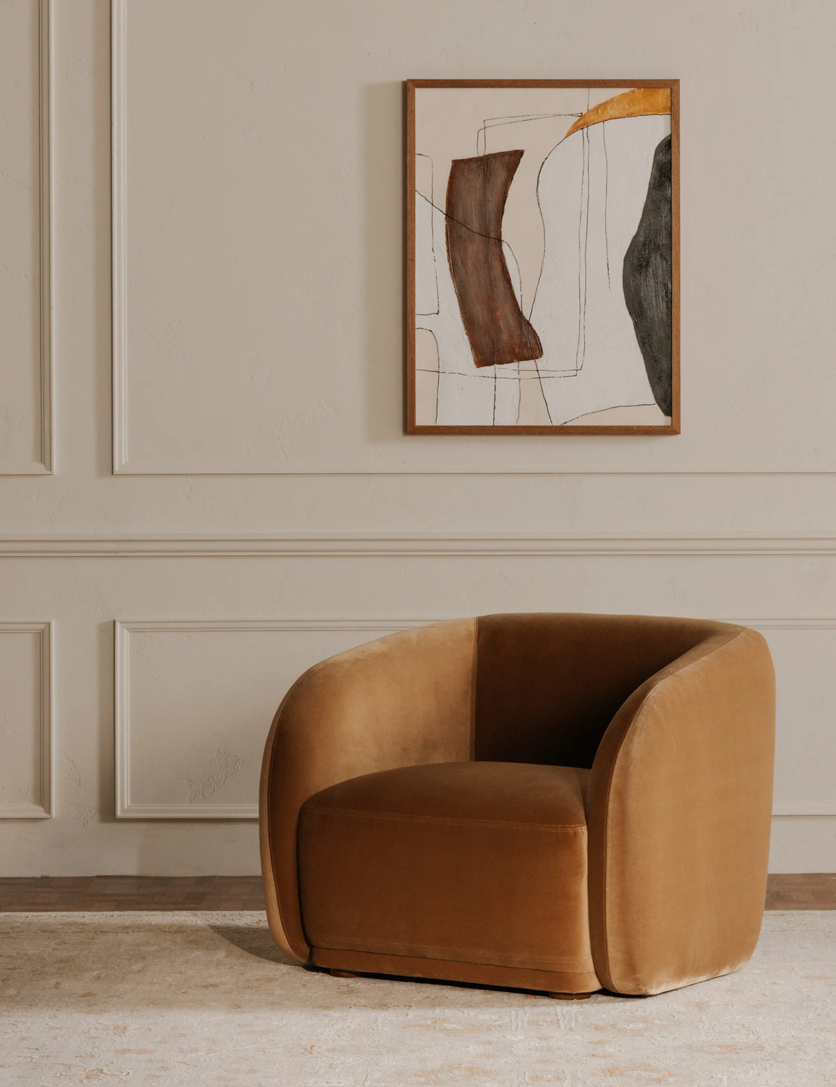 Marcella Sculptural Accent Chair