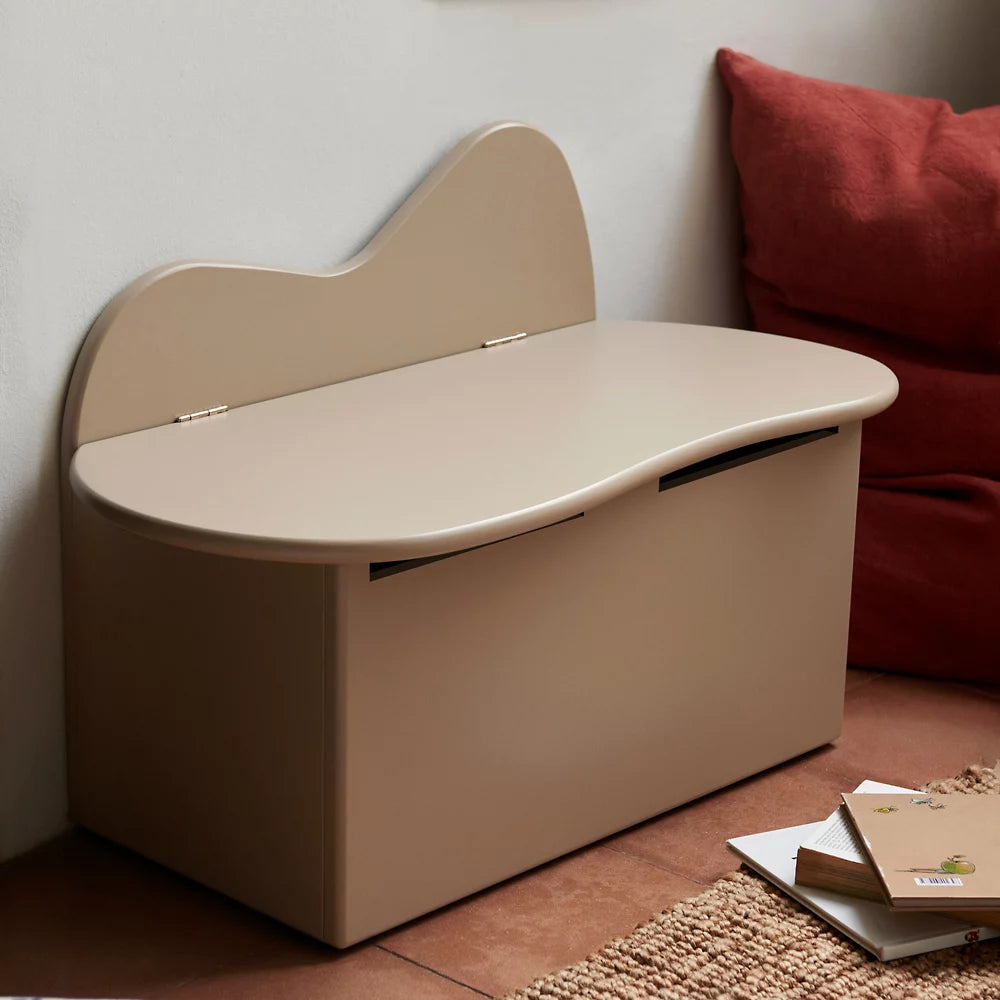 Solis Sculptural Storage Bench