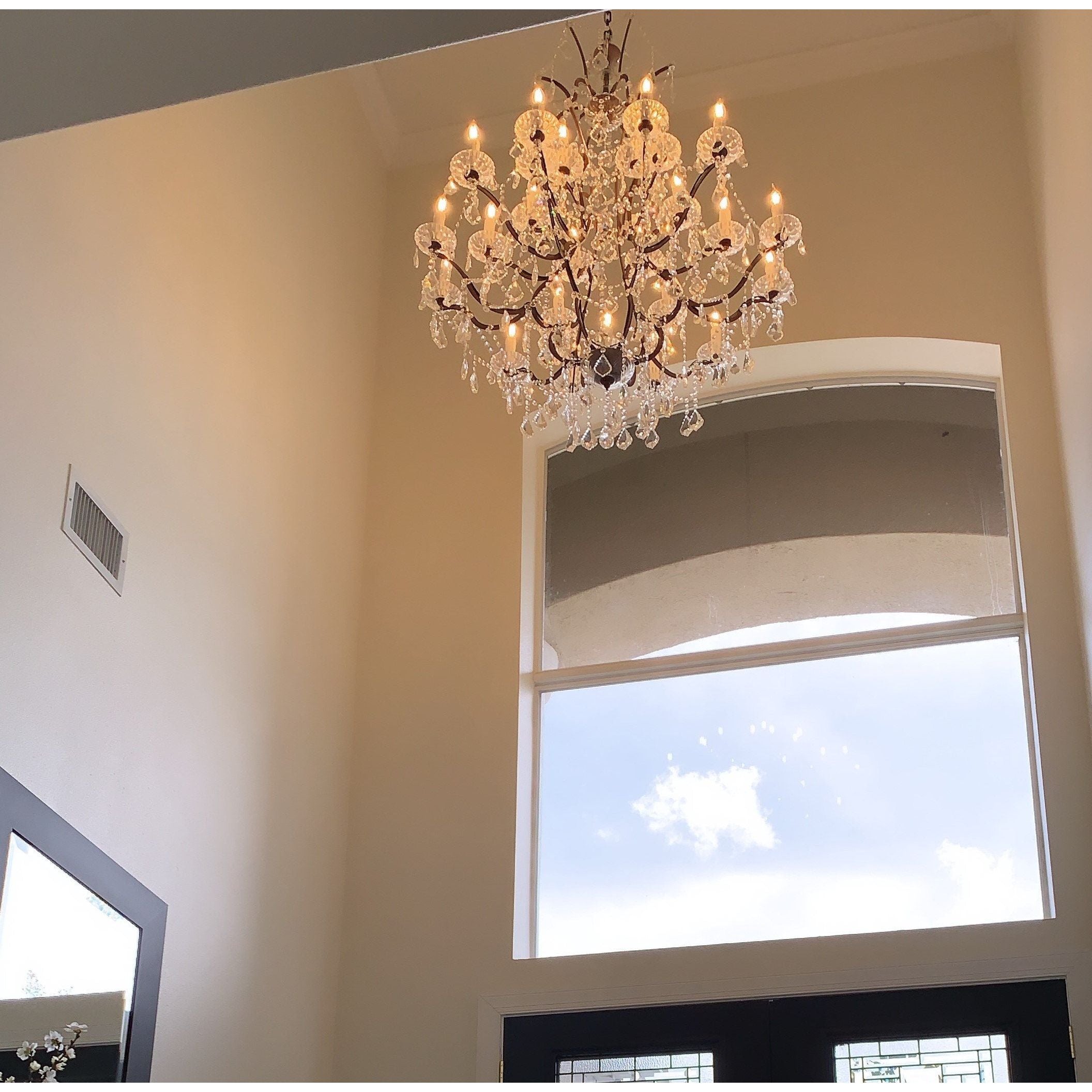 25 Light Maria Theresa Clear Crystal Chandelier - Italian Concept - 