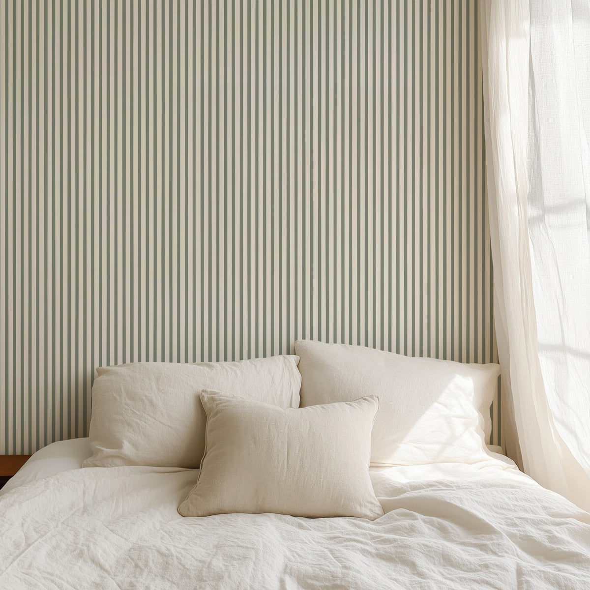 Finn Stripe in Sage
