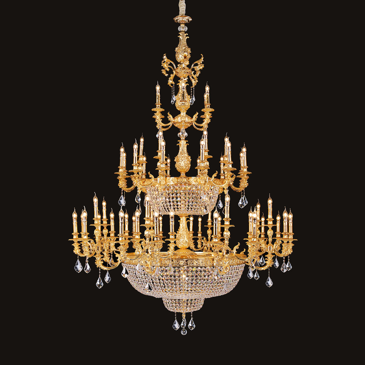 Florence Classic Brass Chandelier