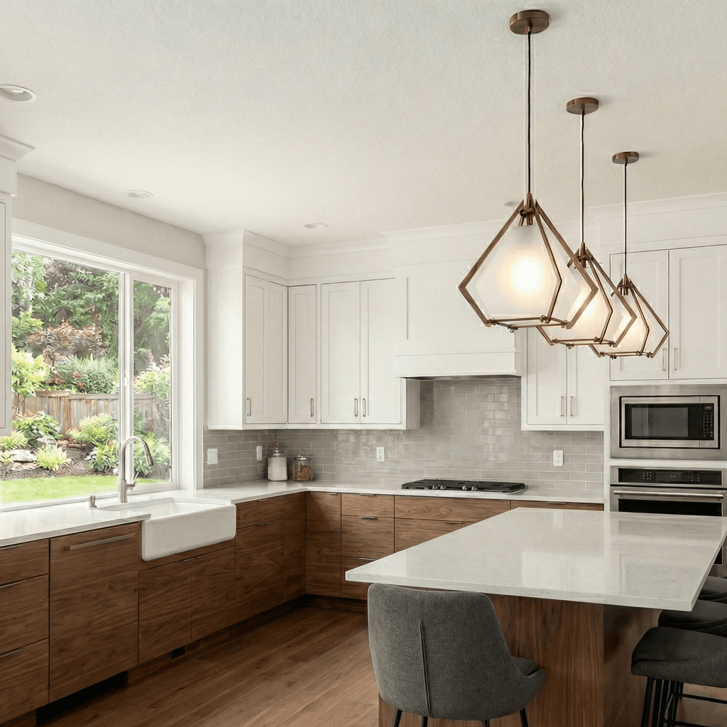 Fulcrom Glass Gem Pendant Light - Pendant