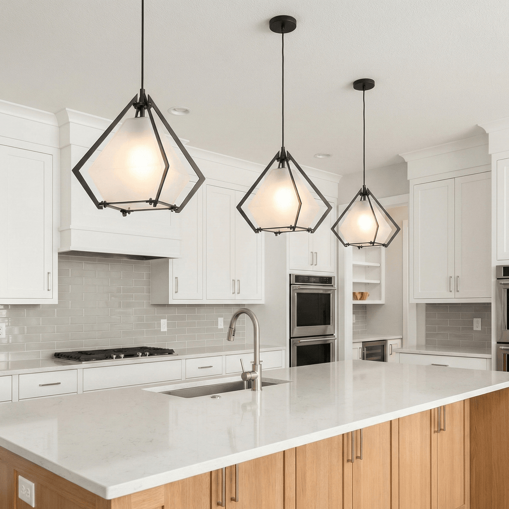 Fulcrom Glass Gem Pendant Light - Pendant