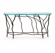 Large Half Moon Console Table