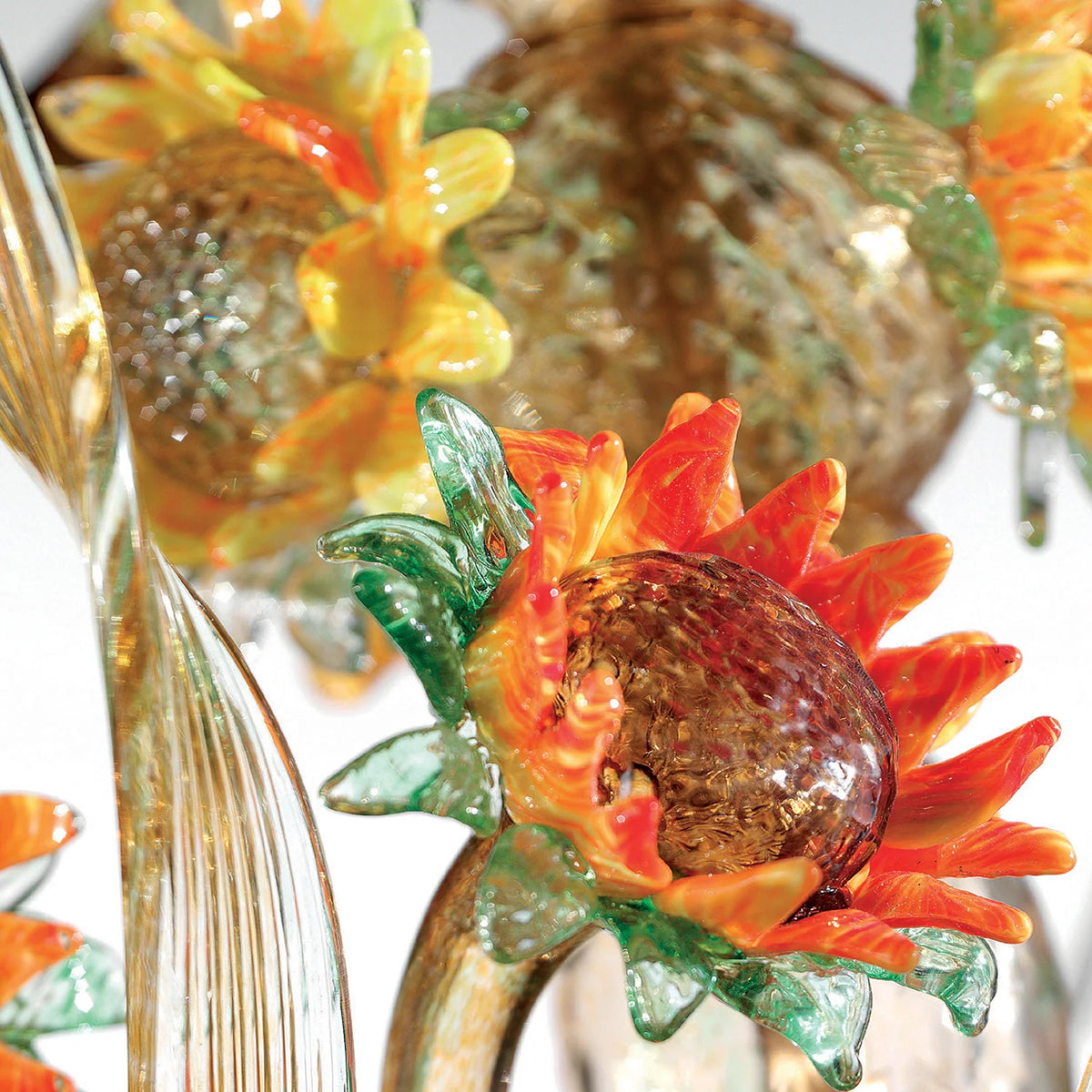 Girasoli Chandelier Murano Glass
