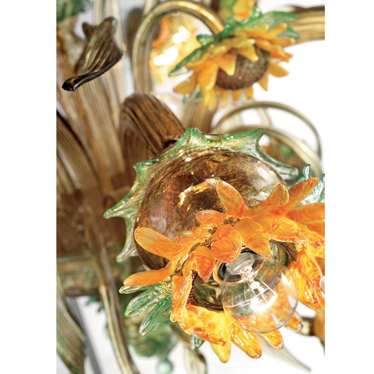 Girasoli Chandelier Murano Glass