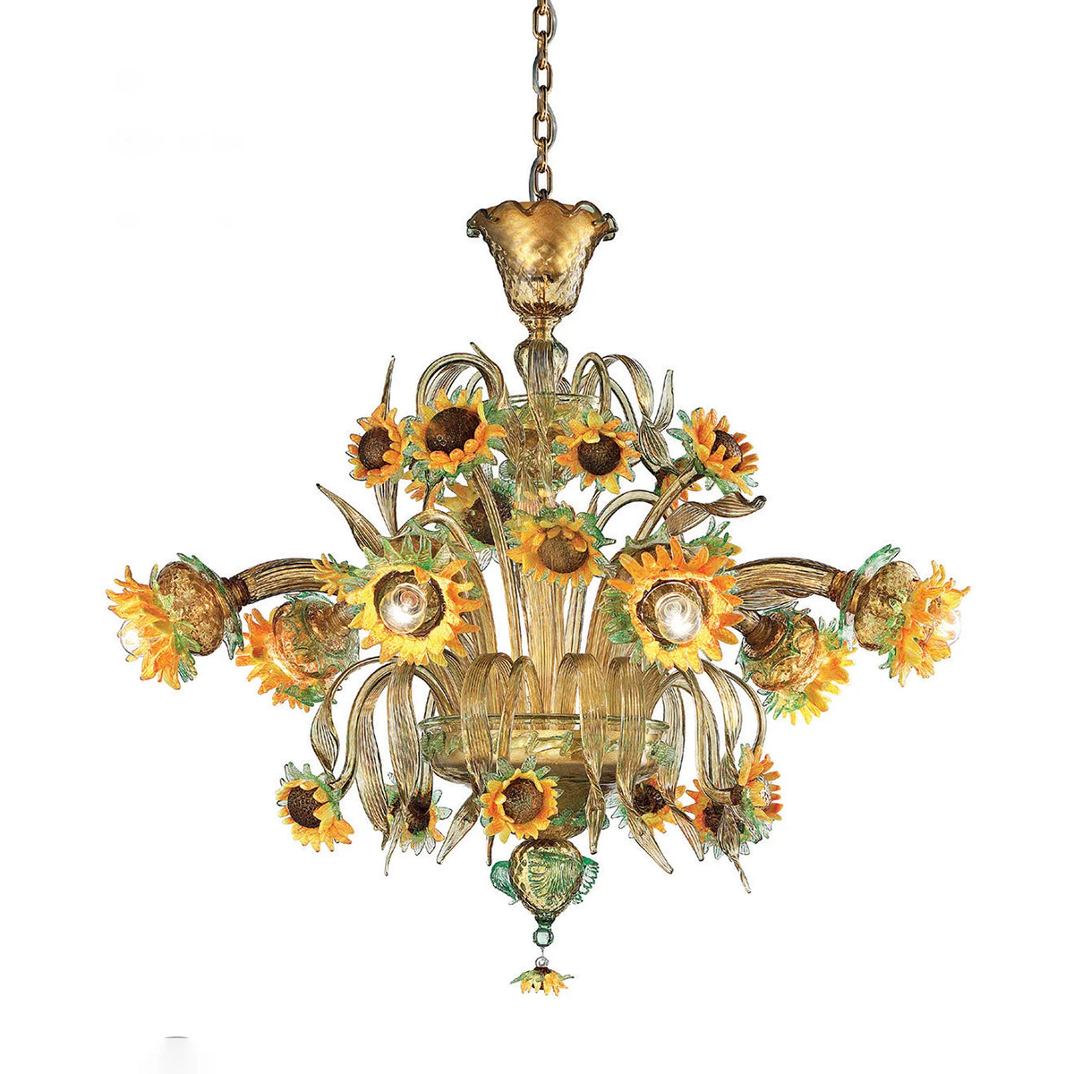 Girasoli Chandelier Murano Glass