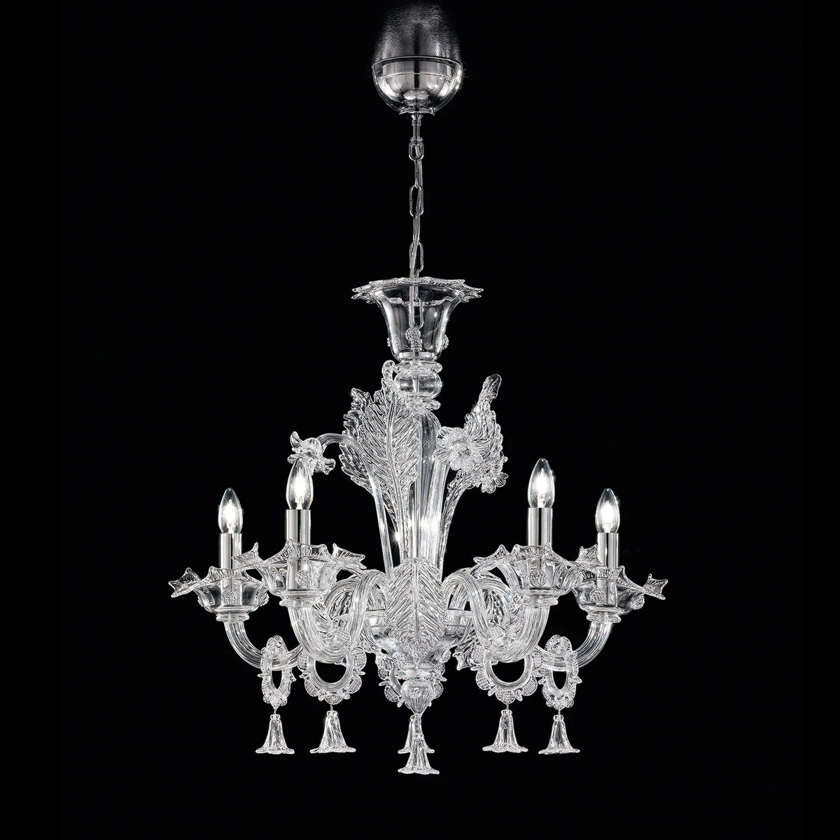 Giustinian Chandelier Murano Glass
