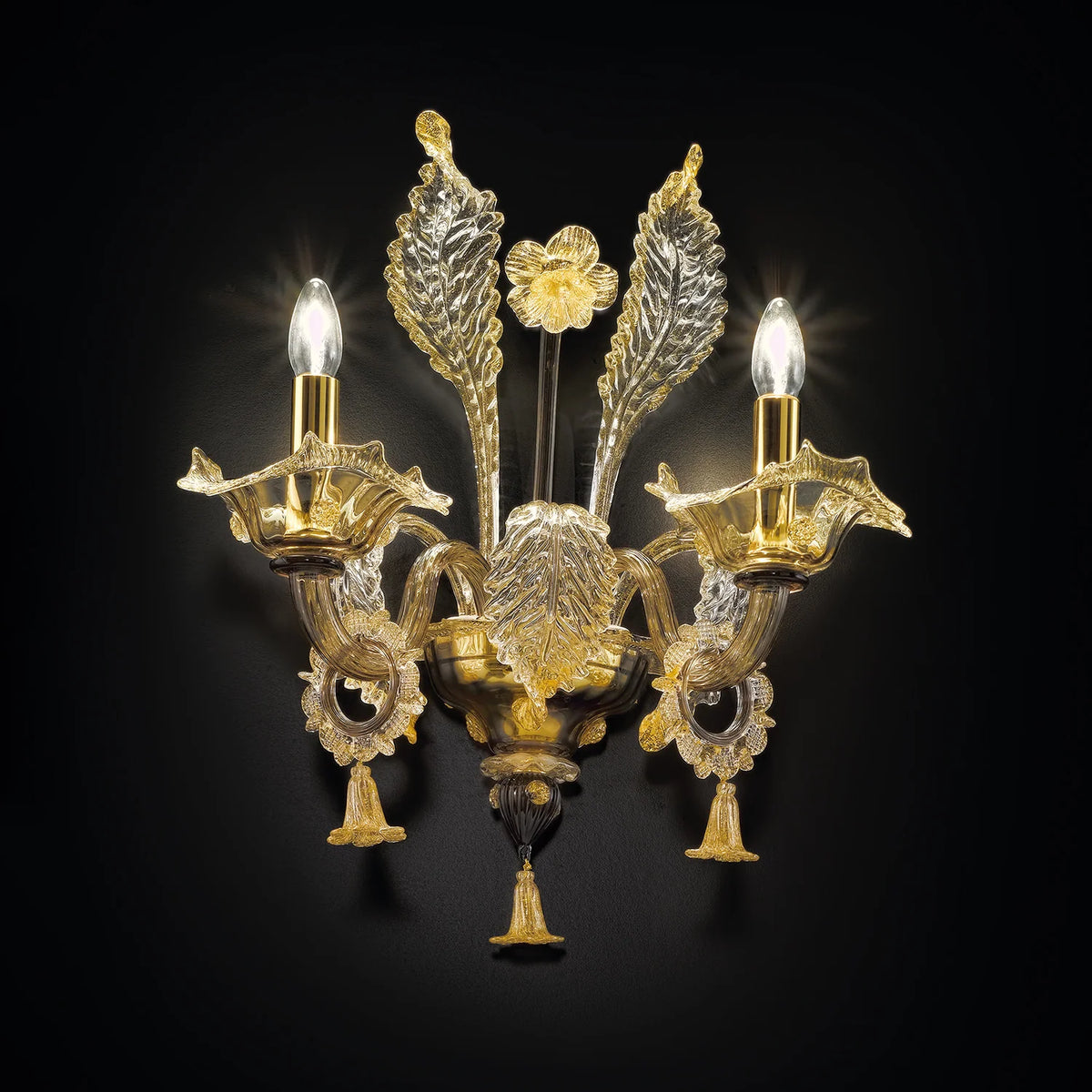 Giustinian Wall Light Murano Glass