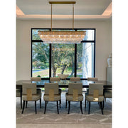 Glacier Rectangular Crystal Chandelier - Italian Concept