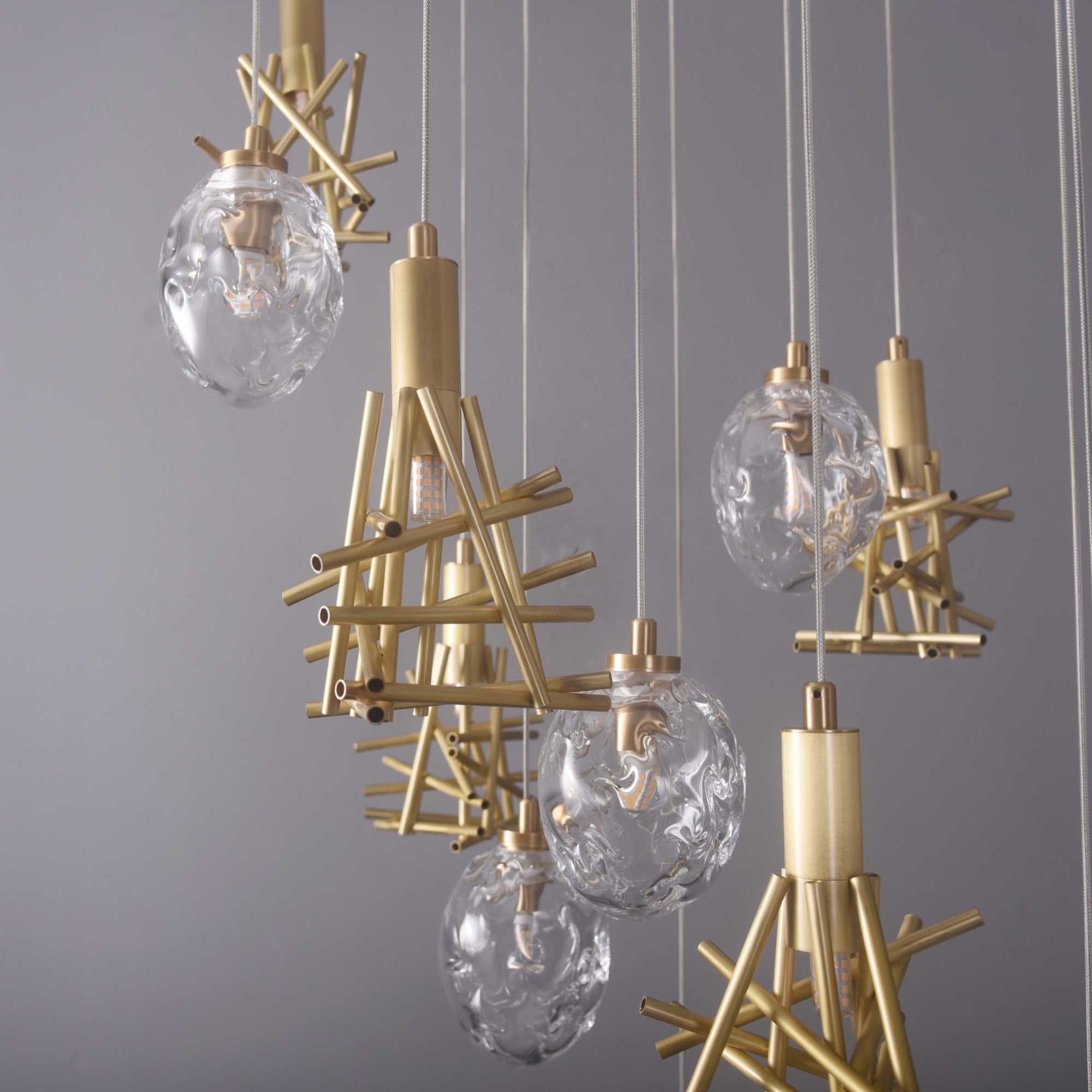 Nest Branching Glass Gem Pendant Light - Italian Concept