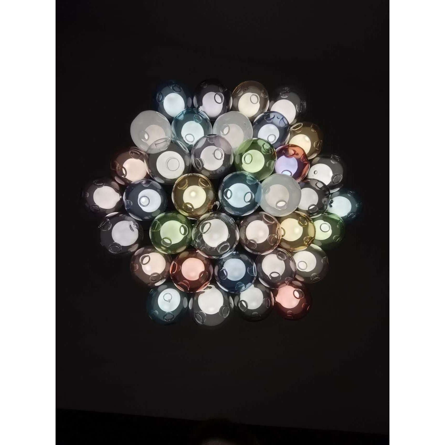 Soho Multi-Color Glass Globe Chandelier - Italian Concept