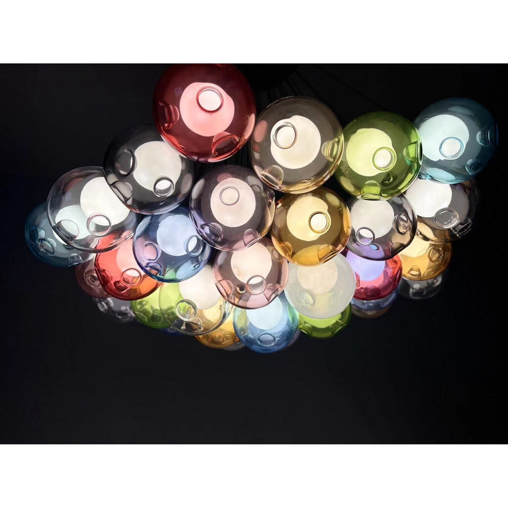 Soho Multi-Color Glass Globe Chandelier - Italian Concept