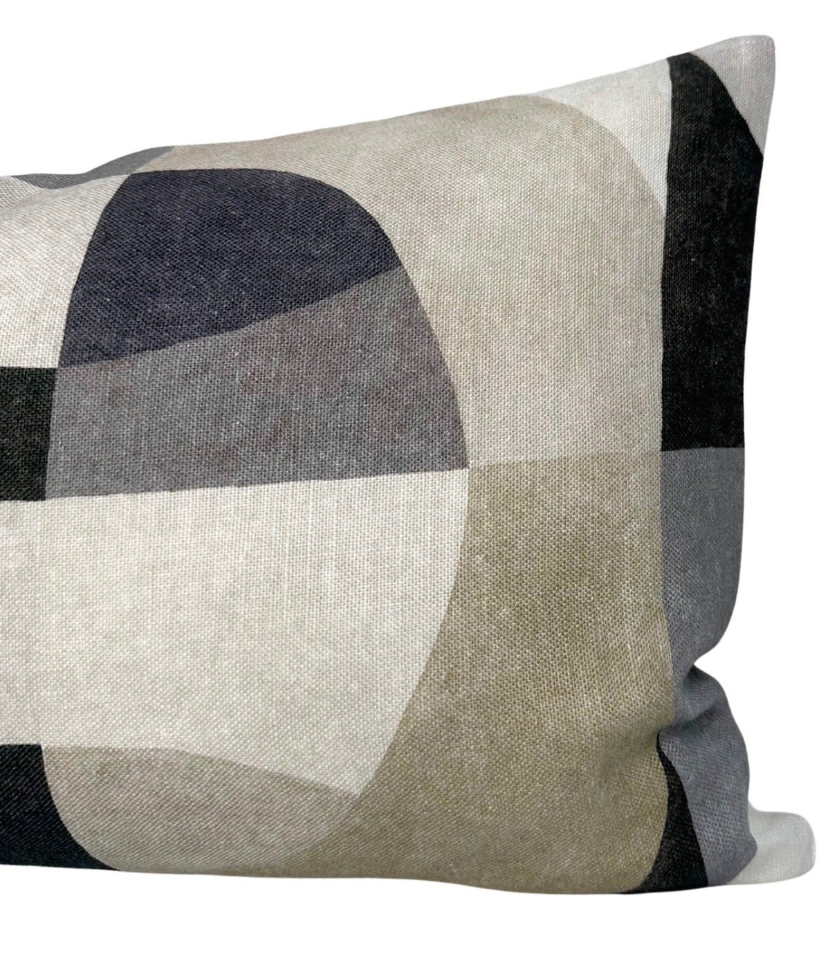 Colonnade Pillow Cover in Onyx, Kelly Wearstler Textiles