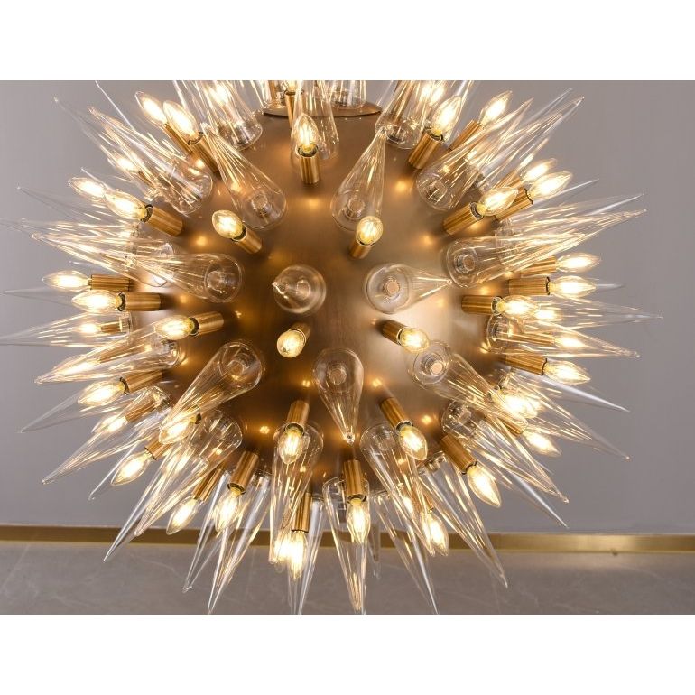 Atomic Round Sputnik Starburst Chandelier - Italian Concept - 