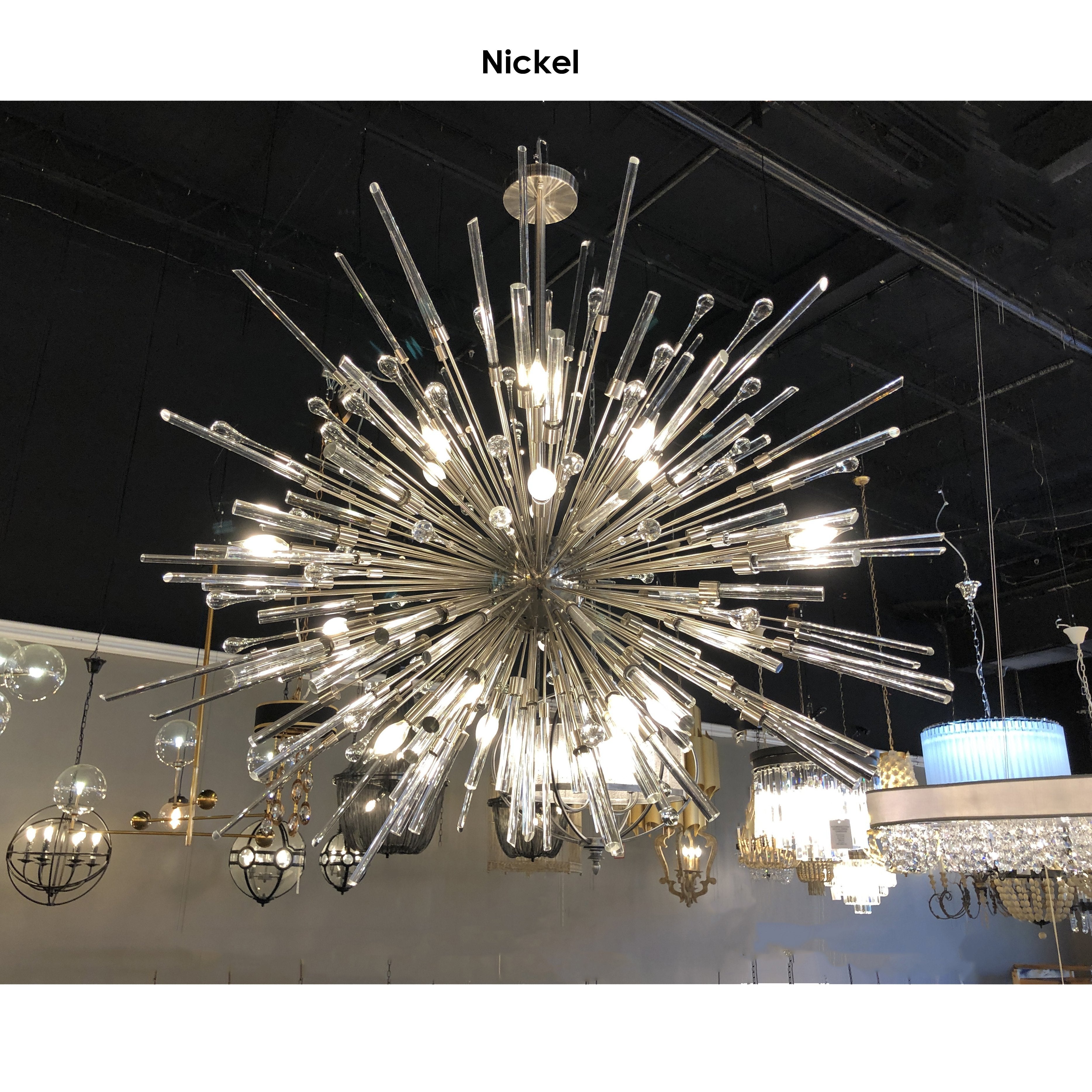 Aisar Sputnik Stardust Starburst Chandelier - Italian Concept - 