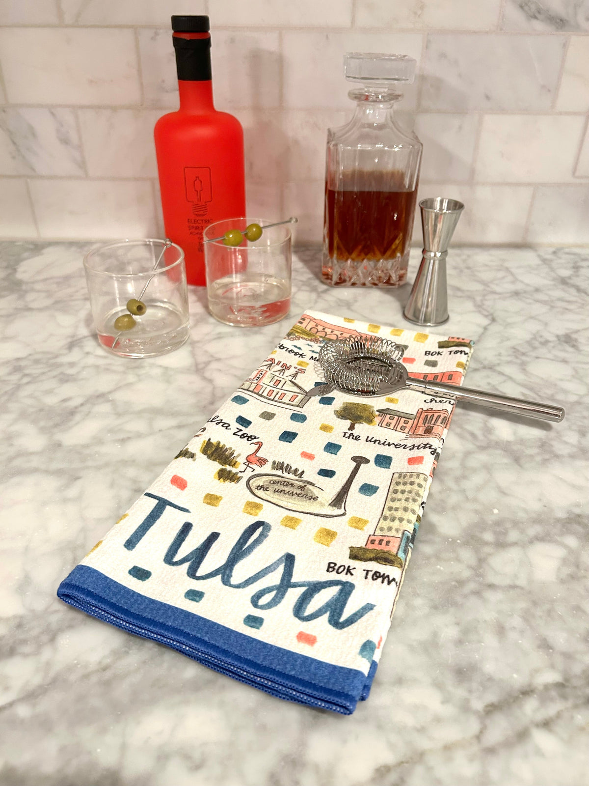 Tulsa, OK Tea Towel