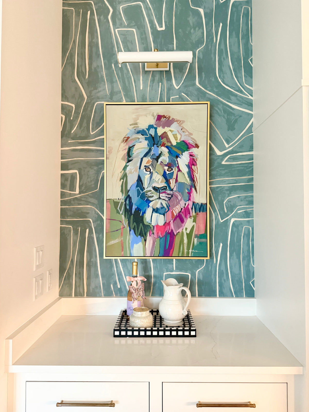 "The Noble Lion" on canvas