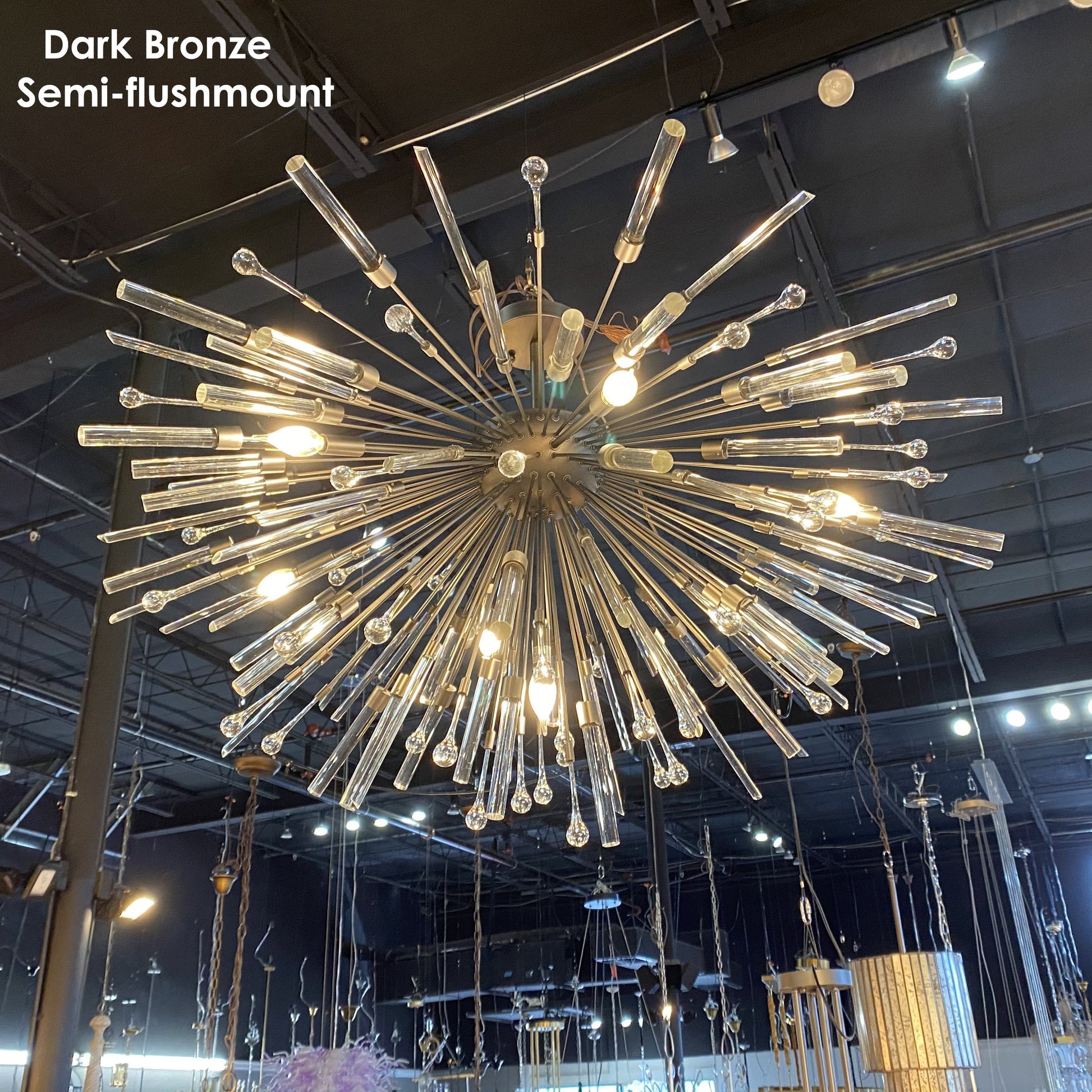 Aisar Sputnik Flushmount Starburst Chandelier - Italian Concept - 