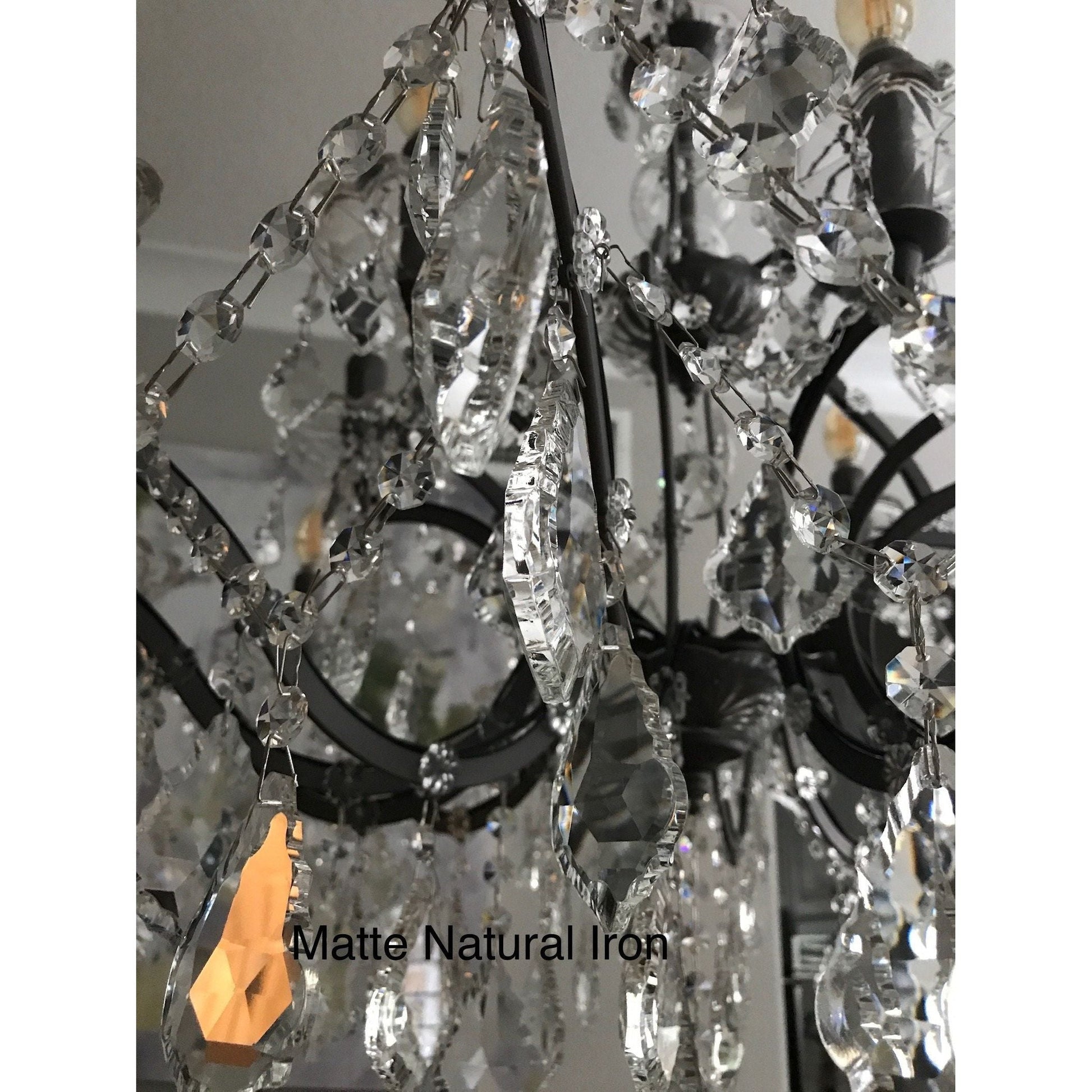 MN Iron Orb Crystal Chandelier - Italian Concept