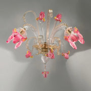 IRIS Wall Light Murano Glass Sconce