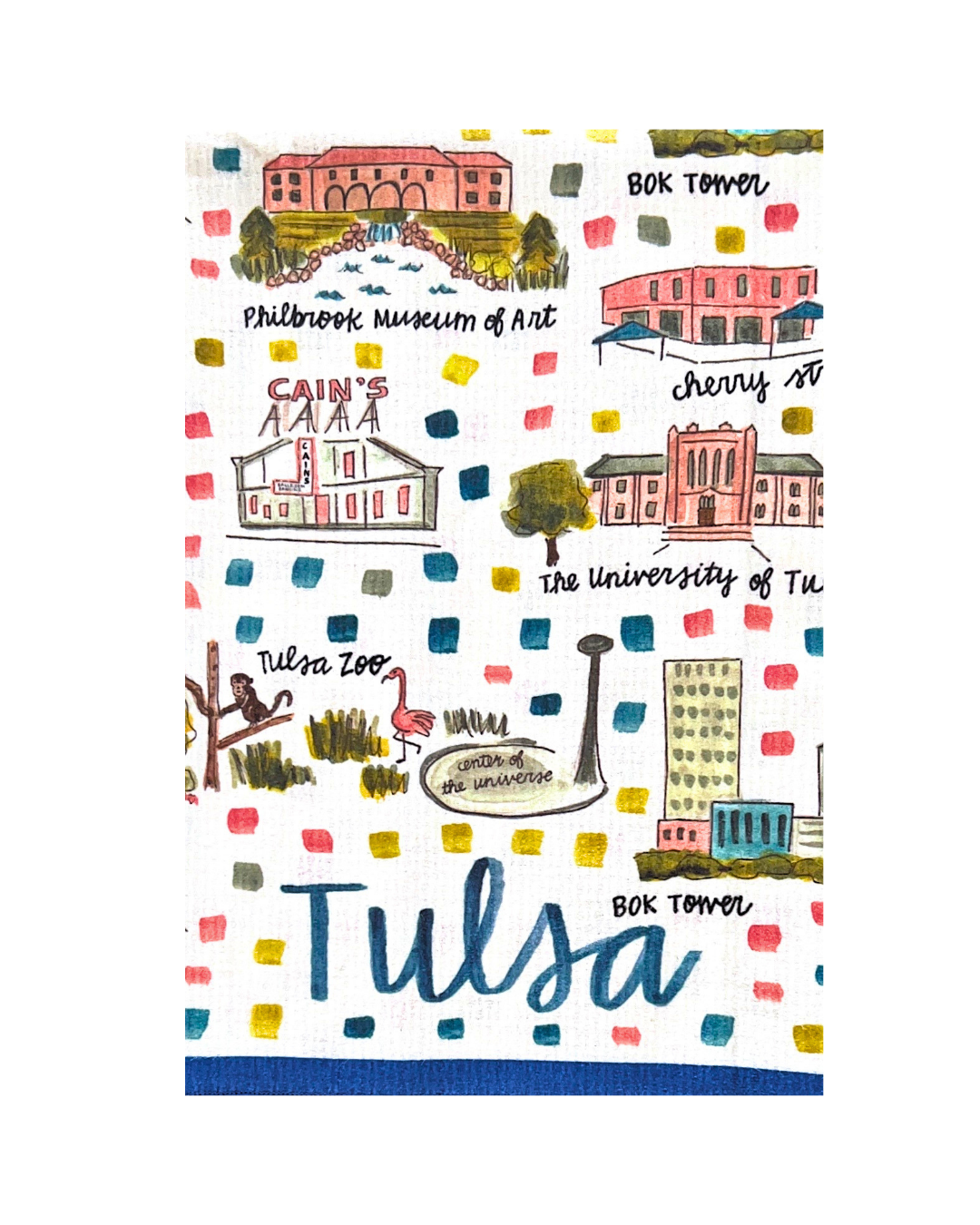 Tulsa, OK Tea Towel
