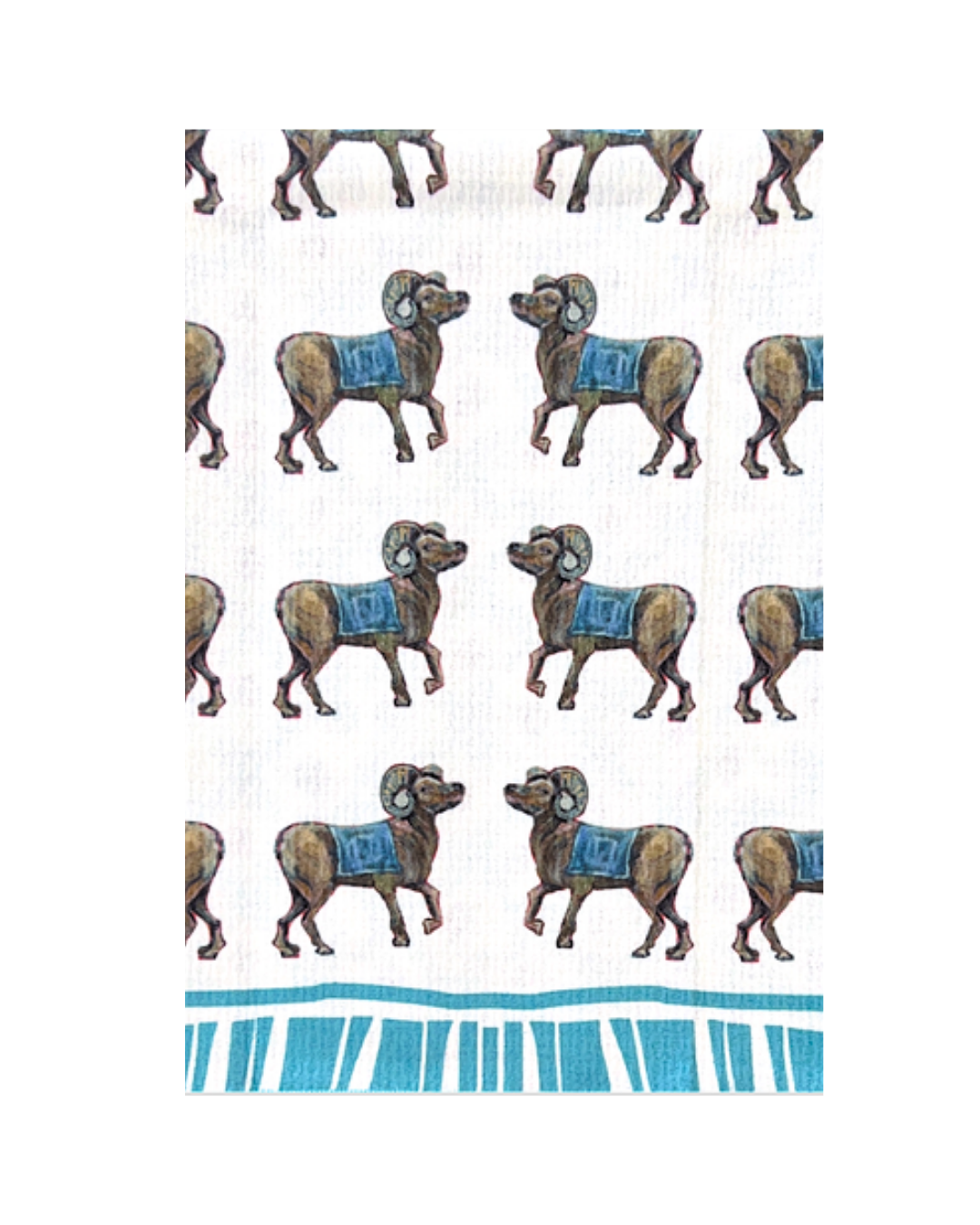 Ram Game Day Tea Towel