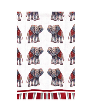 Elephant Game Day Tea Towel