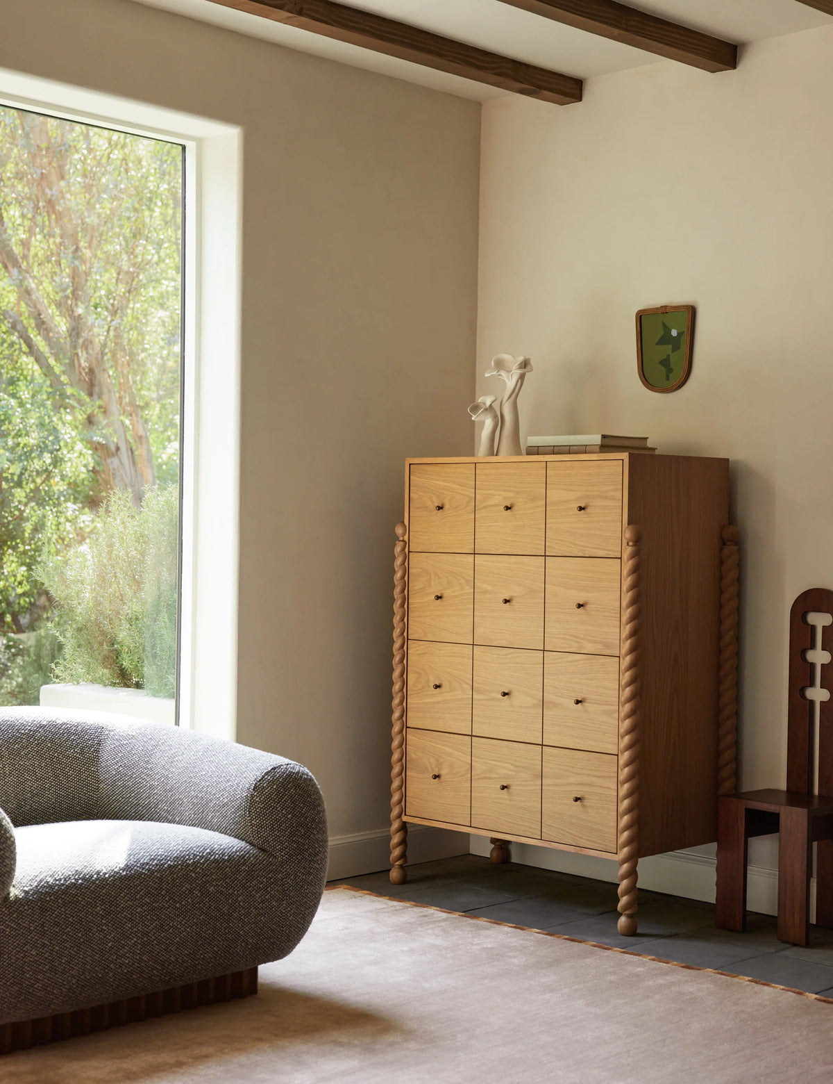 Colonna Oak Tall Dresser